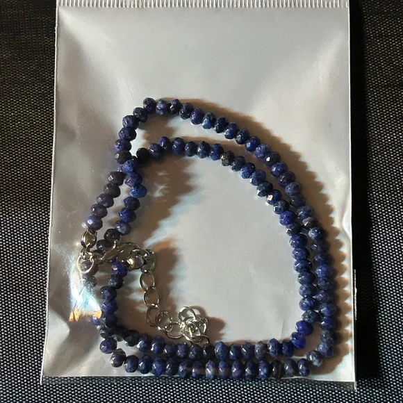 Lapis Lazuli Beaded Choker - Picture 5 of 7